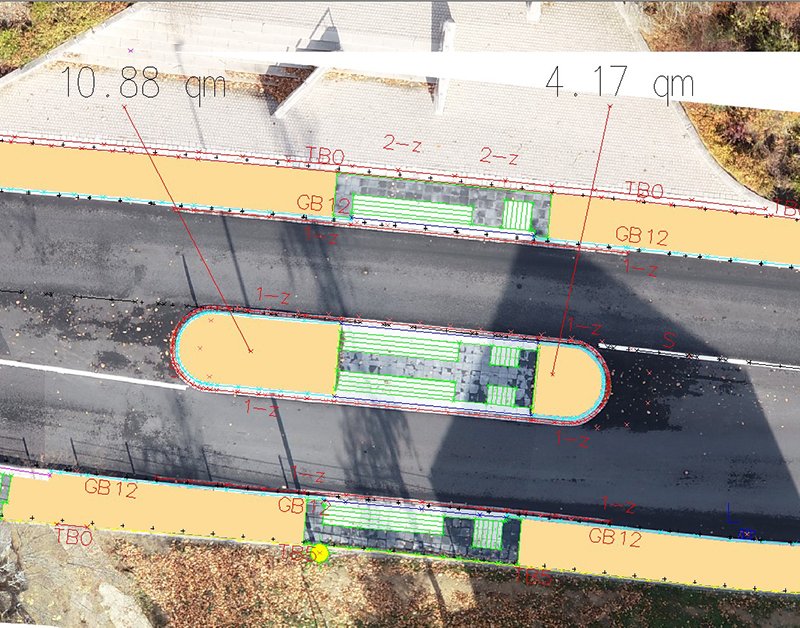 Foto des Bereichs vor der Schule in der Günterslebener Straße von Veitshöchheim