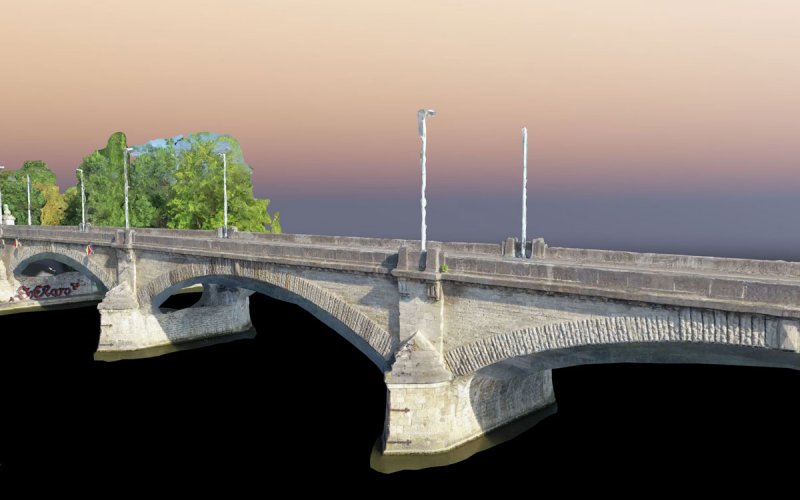 tabVia Projekt Wuerzburg Loewenbruecke Seitenansicht