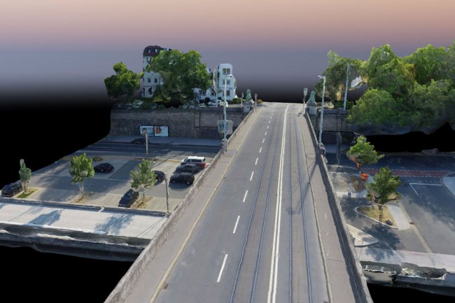 tabVia Projekt Wuerzburg Loewenbruecke Mainkai